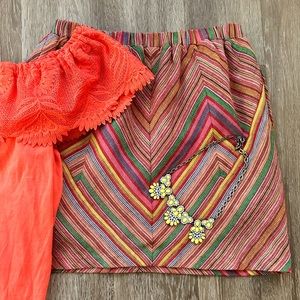 Urban Outfitters colorful skirt with pockets